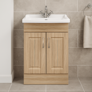 Freestanding  Bathroom 2 Door Traditional Basin Unit - Chawton
