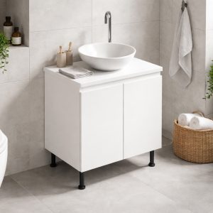 Bathroom  Double Door Sit On Basin Unit - Express Lucente