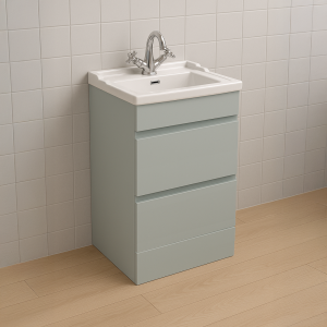 Freestanding  Bathroom 2 Drawer Traditional Basin Unit - Express Lucente