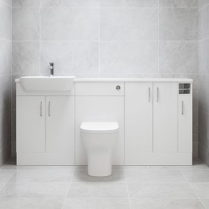 1850mm  Bathroom Furniture Set 9 - Lymington Acrylic