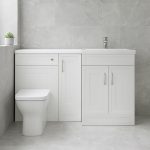 1000mm  Curved Basin Combination Set - Wickham