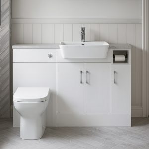 1250mm  Bathroom Furniture Set 5 - Lymington Acrylic