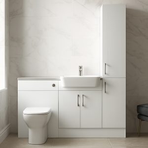 1400mm  Bathroom Furniture Set 7 - Lymington Acrylic
