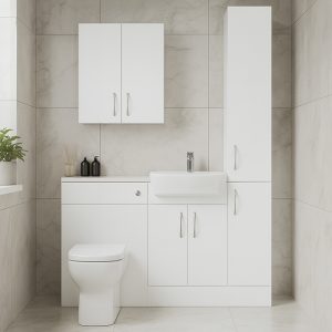 1500mm  Bathroom Furniture Set 6 - Lymington Acrylic
