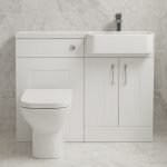 1000mm  Curved Basin Combination Set - Bramshaw
