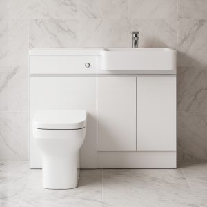 1000mm  Curved Basin Combination Set - Selborne