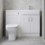 1100mm  Square Basin Combination Set - New Milton Solid Wood