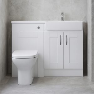 1000mm  Square Basin Combination Set - Bramshaw