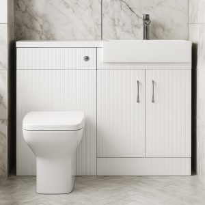 1000mm Square Basin Combination Set -  Brockenhurst