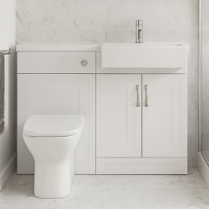 1000mm  Square Basin Combination Set - Wickham