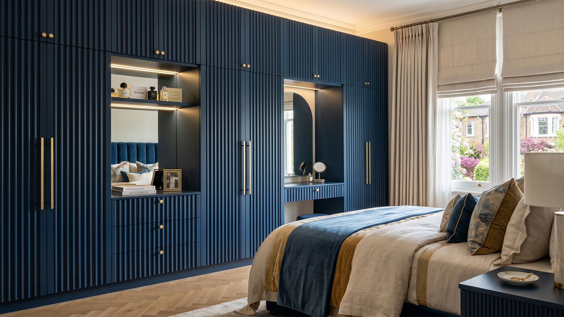 bedroom furniture in real home