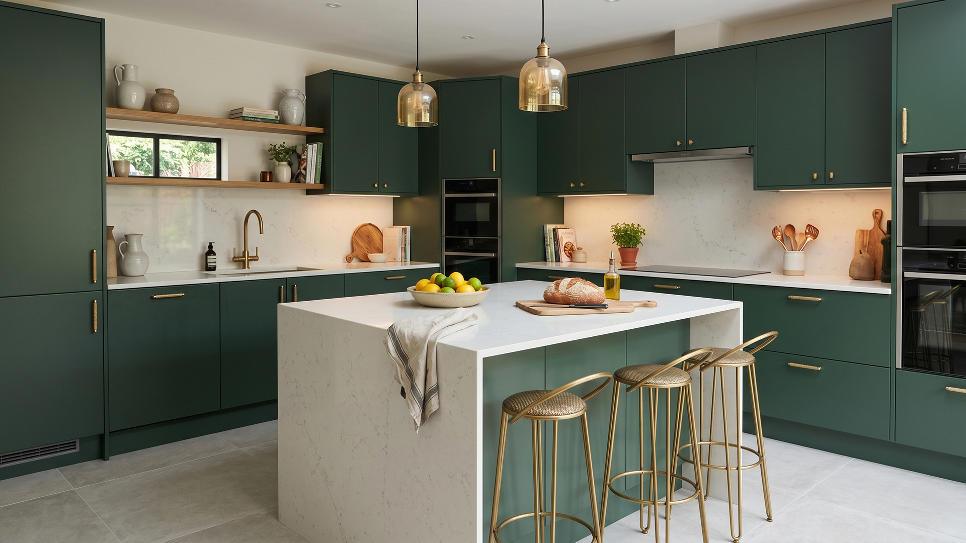 kitchen furniture in real home