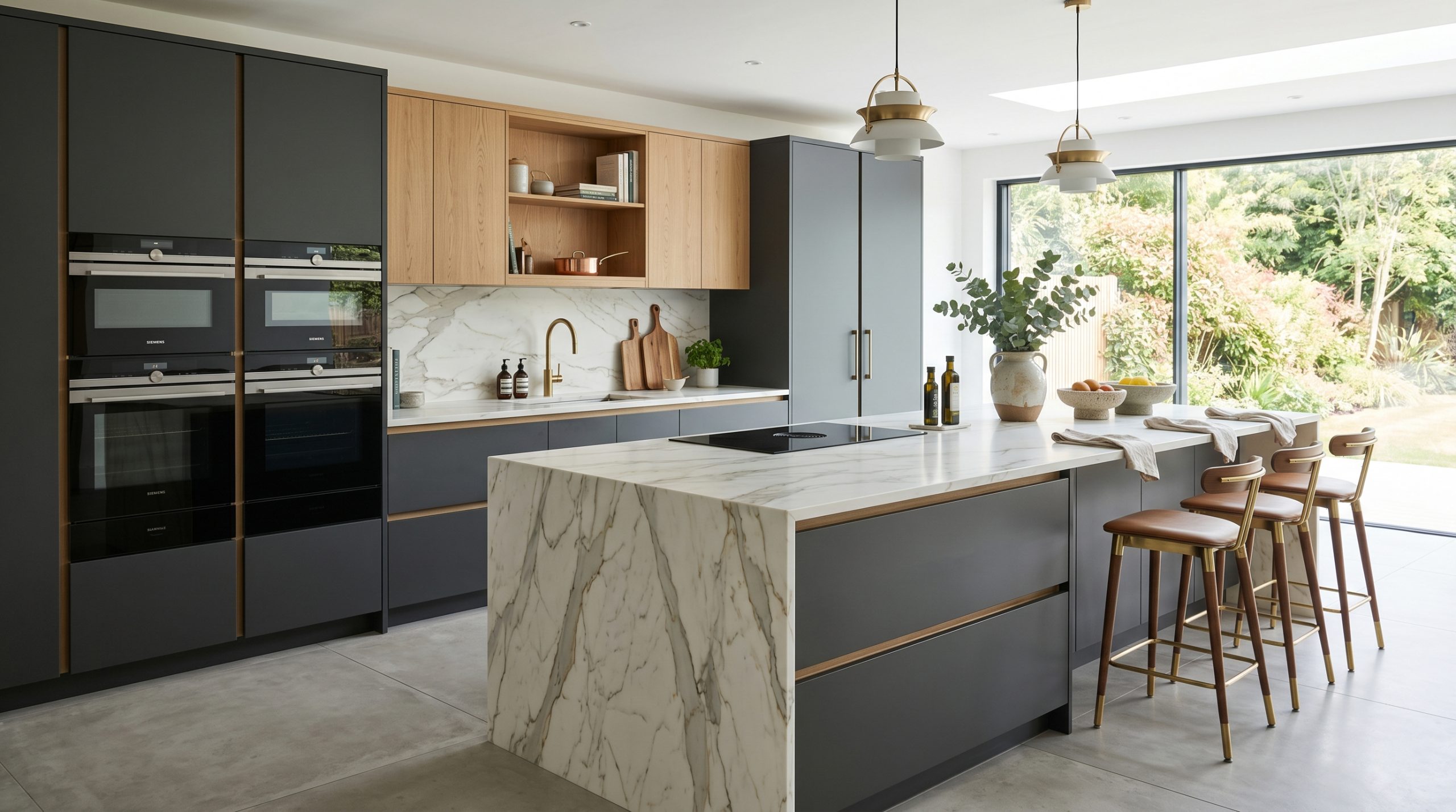 True Rail kitchen is matt grey