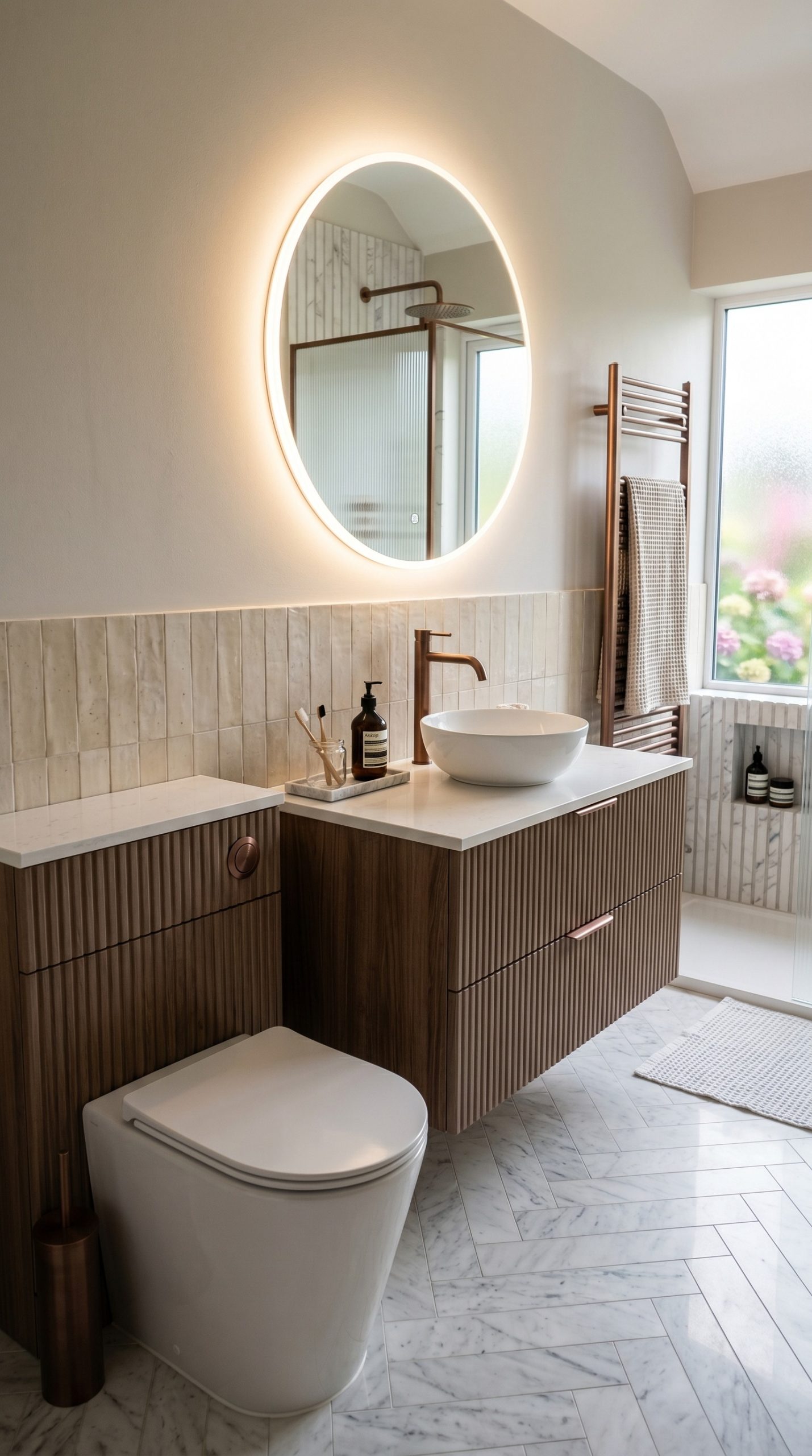 Customer home bathroom