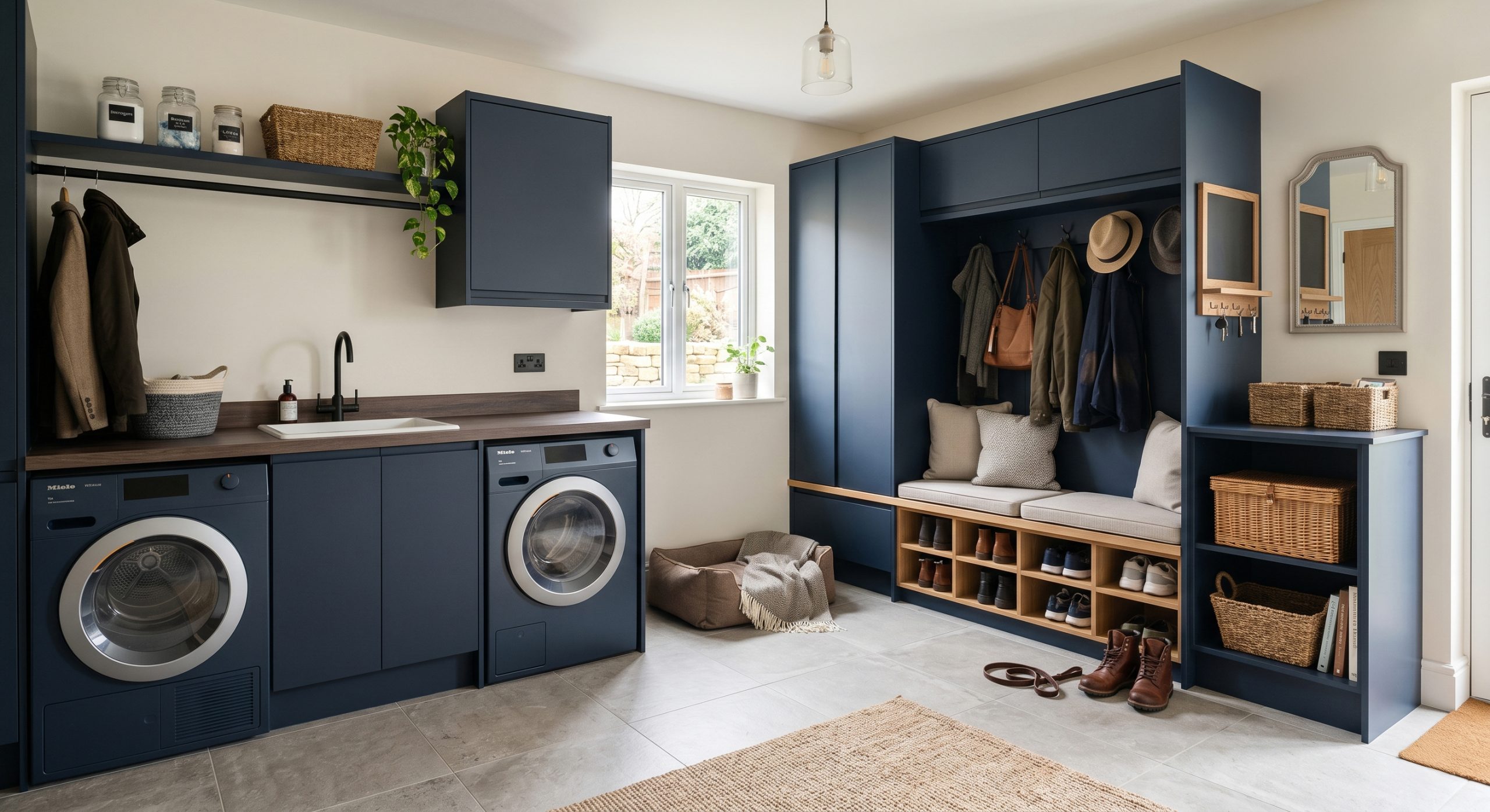 Utility room door style