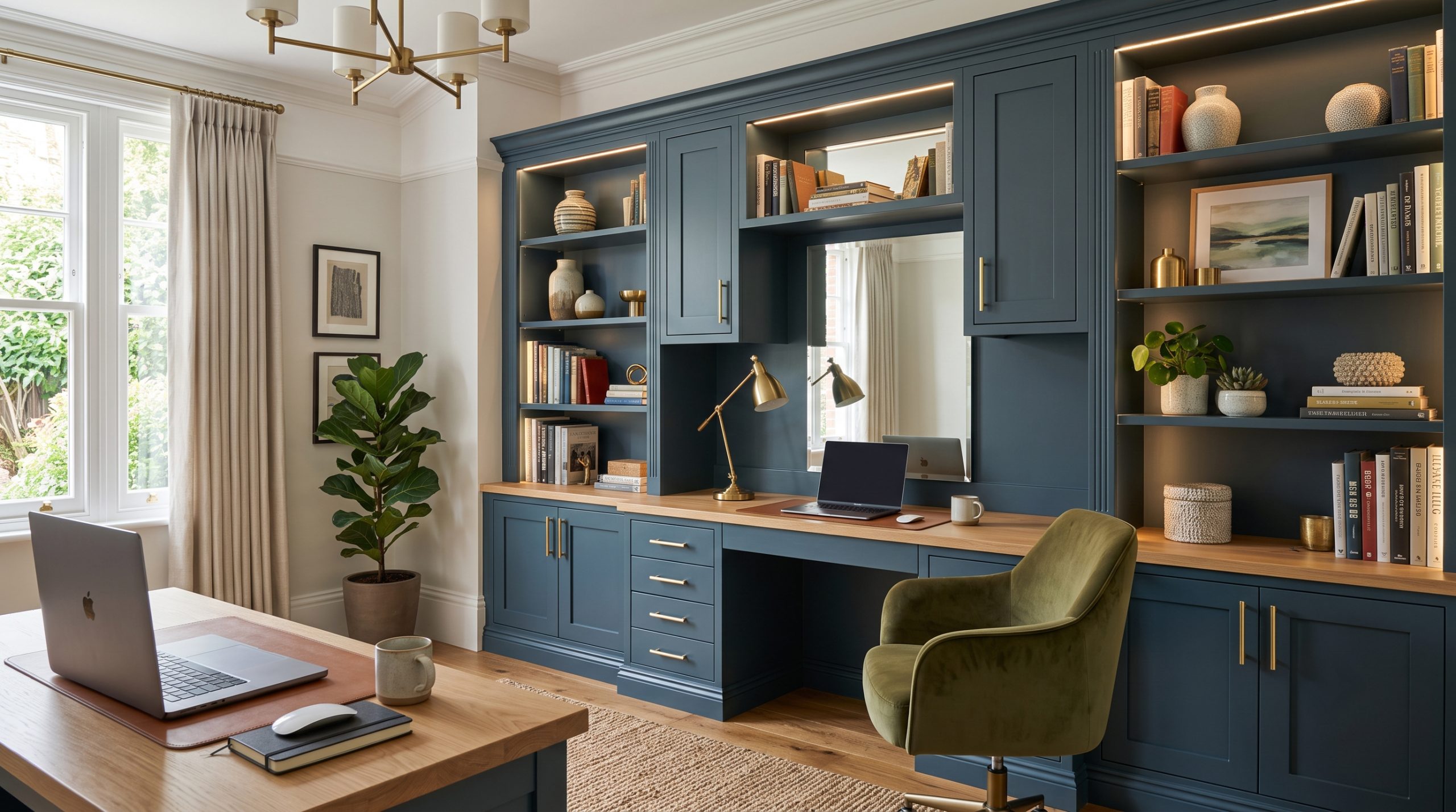 Home office door style