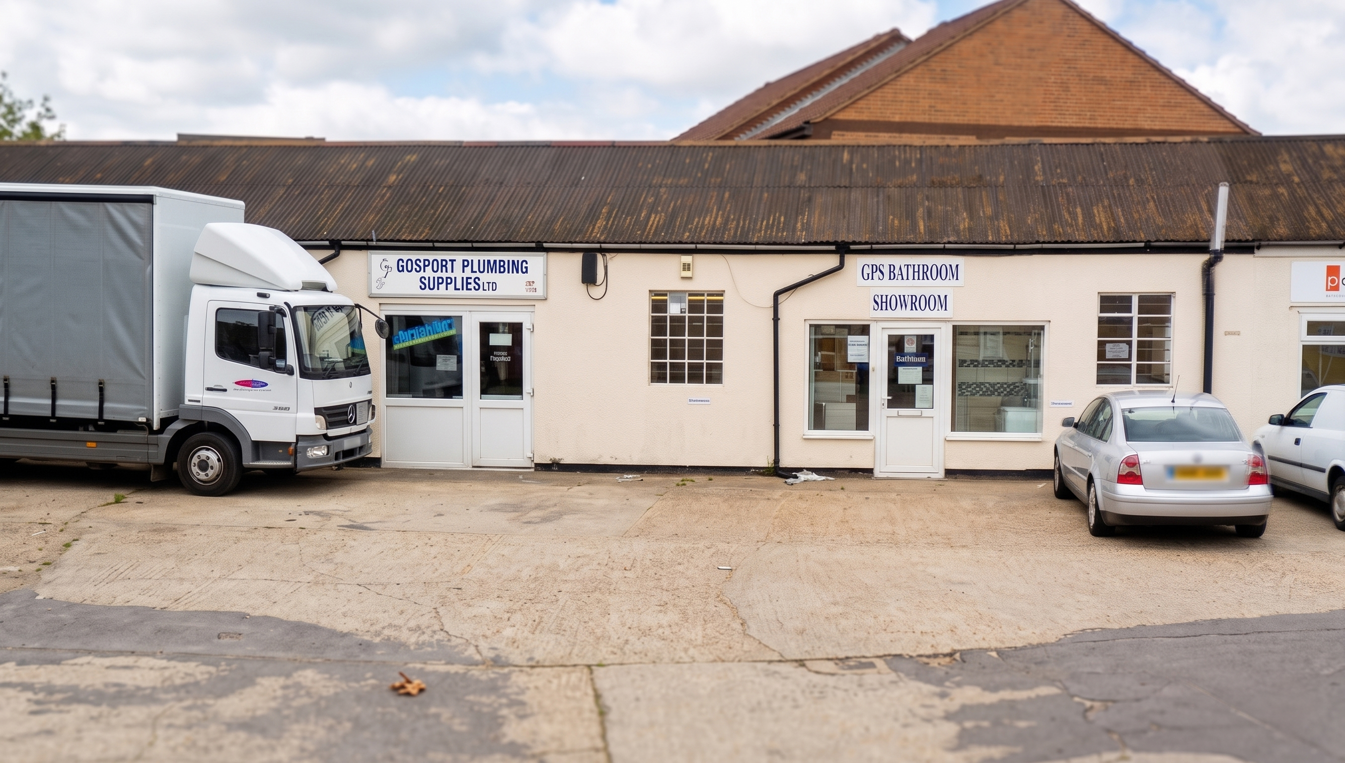 The original Gosport Plumbing Supplies showroom