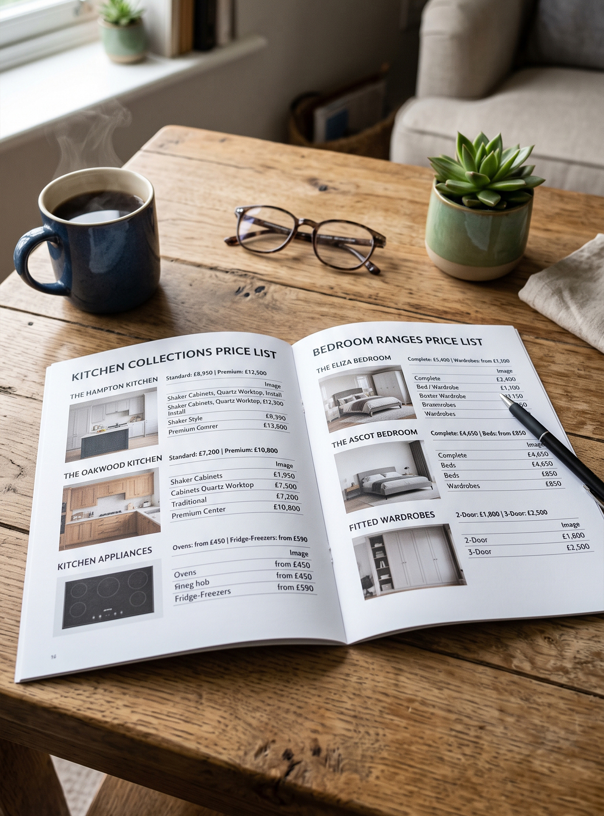 Kitchen/Bedroom Price List preview