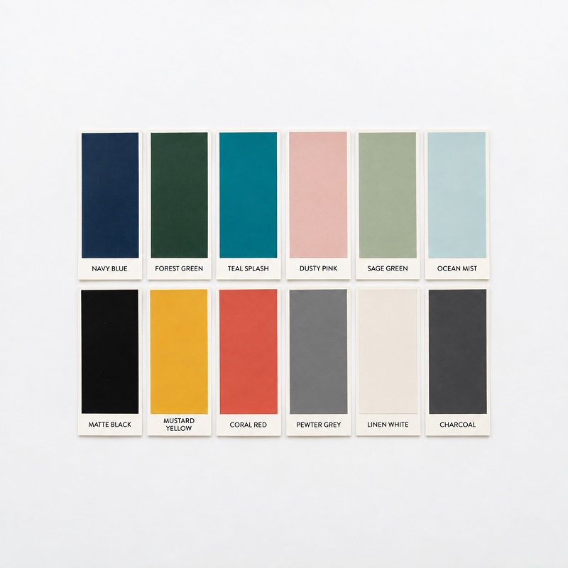 Paramount colour samples